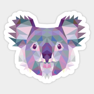 Fractal Koala Bear Sticker